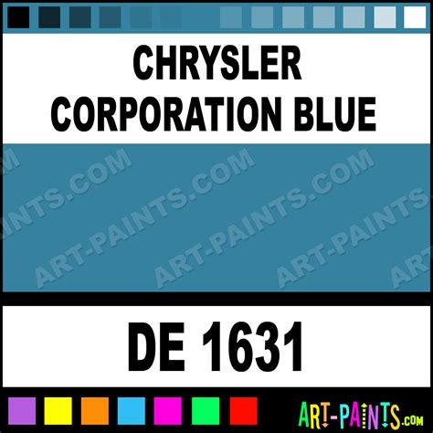 Chrysler Electric Blue Paint