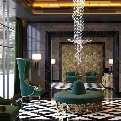 Customization 5 Star Luxury Modern Hotel Lobby Public Area Furniture