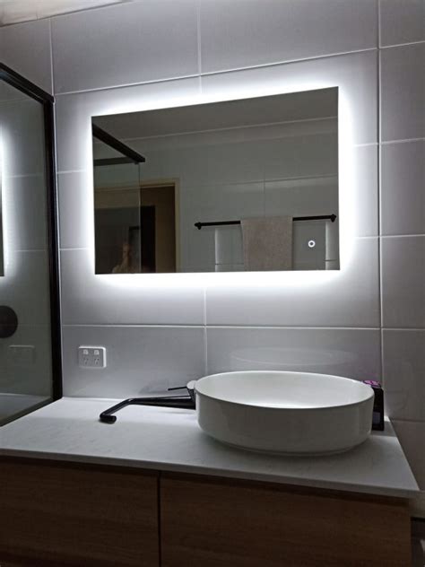 Luxe Rectangle Backlit Led Mirror With Demister Luxe Mirrors