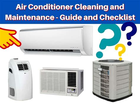 Air Conditioner Cleaning And Maintenance Guide And Checklist