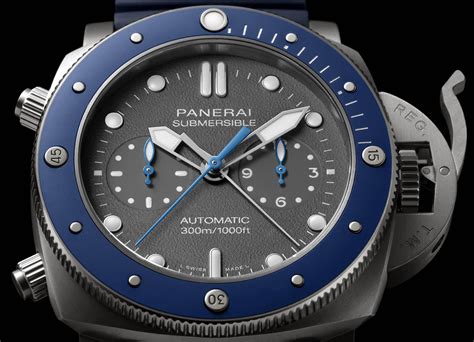 Panerai Submersible Chrono Dive Watch Dedicated To Free Diving Champion