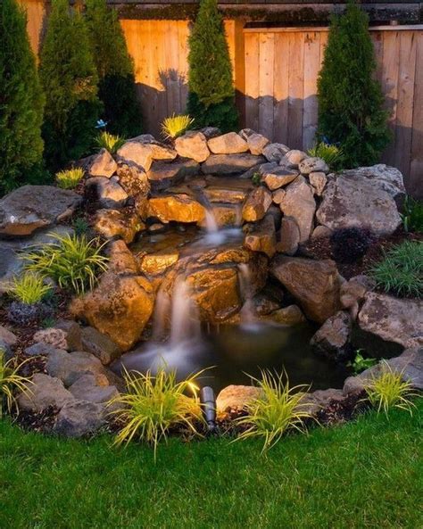 stunning 30 unordinary water feature front yard backyard landscaping ideas waterfalls