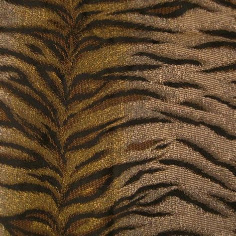 Fabric Destash Tiger Print Upholstery 2 34 Yds Tapestry