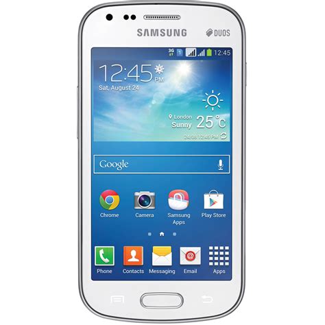 Samsung Galaxy S Duos Gt S7582l 4gb Smartphone Gt S7582l Wht Bandh