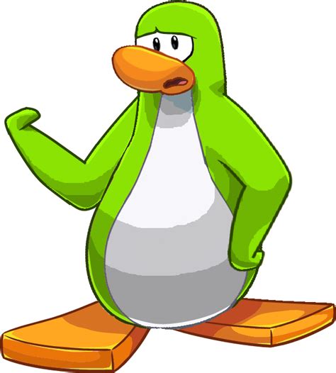 Imagen Pinguino Verde Lima4png Club Penguin Wiki Fandom Powered
