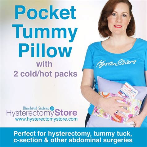Pocket Tummy Pillow Hysterectomy Recovery In Hysterectomy