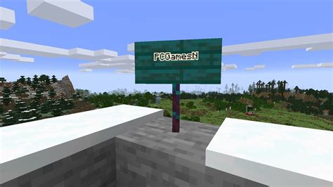 How To Make A Hanging Sign In Minecraft