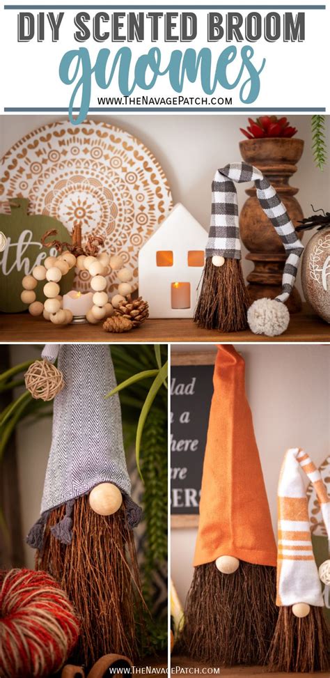 Diy Scented Broom Gnomes An Easy Fall Craft The Navage Patch Diy