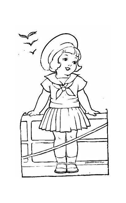 Embroidery Sailor Coloring Patterns Pages Designs Flickr