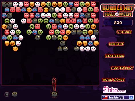 Bubble Hit: Halloween – Skill Game