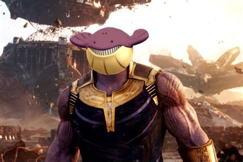Please Enjoy This Thanos Fish I Made In Photoshop 🏼 R