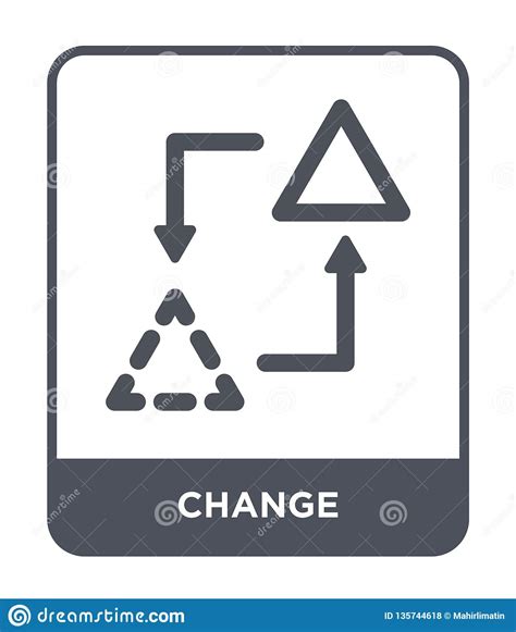 Change Icon In Trendy Design Style Change Icon Isolated