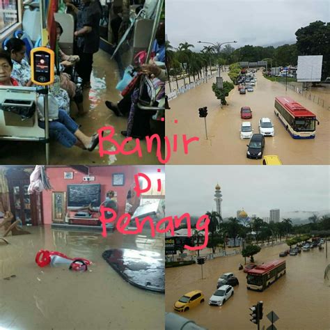 Angin kencang dan hujan lebat menyebabkan pulau pinang dilanda banjir sejak pukul 2 petang semalam. tumpang sekole...?: Banjir di Pulau Pinang...