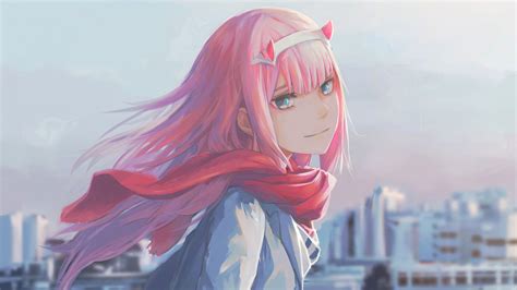 Wallpaper Anime Girls Zero Two Zero Two Darling In The Franxx