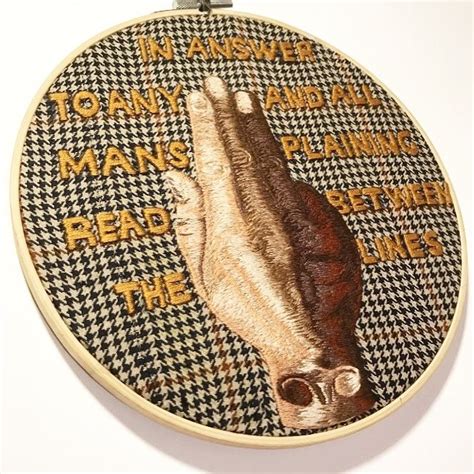 I first discovered her during her ongoing project of 'big swinging ovaries' on instagram, where she embroiders patches of ovaries with middle fingers or merged with other imagery. Pin by Jess De Wahls on My embroidery | Tableware ...