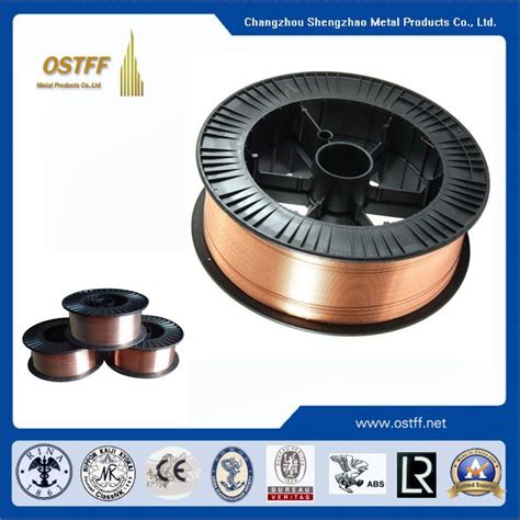 Mild Steel Copper Coated MIG Welding Wire For Heavy Fabrication AWS