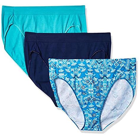 Hanes Women S Constant Comfort X Temp Hi Cut Panties 3 Pack Walmart Com