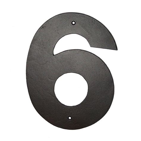 Montague Metal Products 3 In Helvetica House Number 6 Hhn 6 3 The