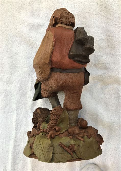 Gnomes Thistle 1984 Tom Clark Gnomes Retired Approx 11 Tall With Coa