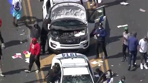 Philadelphia Faces Looting Police Cars Ransacked As Trump Demands Law And Order Amid George