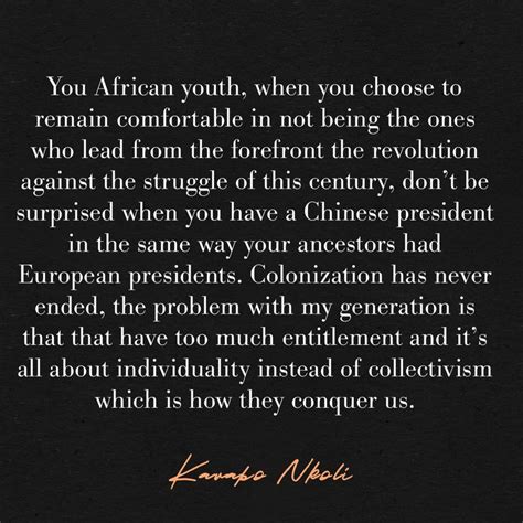 Karabo Nkoli On The Re Colonization Of Africa In 2023 Colonization
