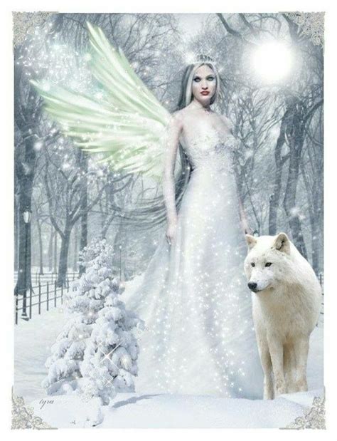Pin By Sarza R On Fantasy Snow Angels Angel Winter Fairy