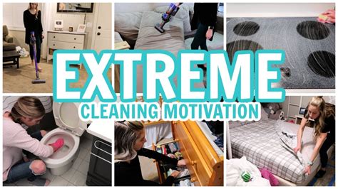 Extreme Cleaning Motivation Whole House Clean With Me Speed Clean