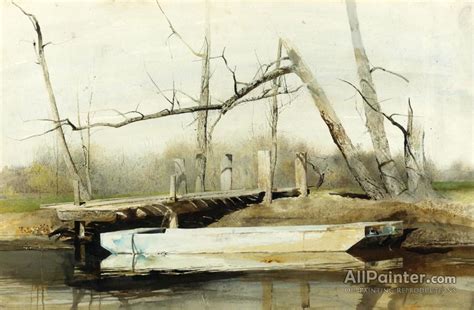 Andrew Wyeth Riverboat Oil Painting Reproductions For Sale Allpainter