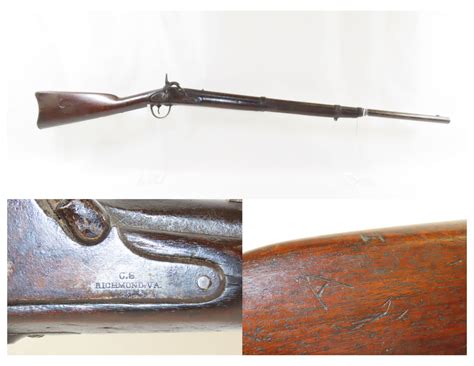 33 Richmond Armory Confederate Rifle Musket 1862 58 Caliber Csa Civil