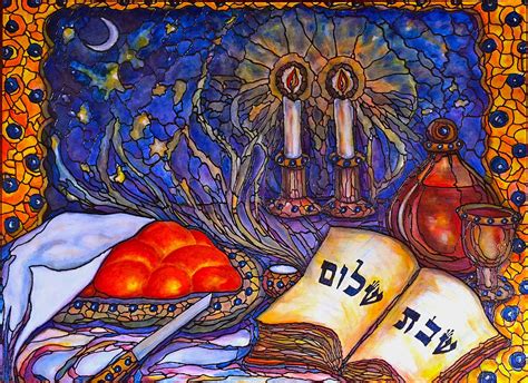 Shabbat Shalom Painting By Rae Chichilnitsky Fine Art America