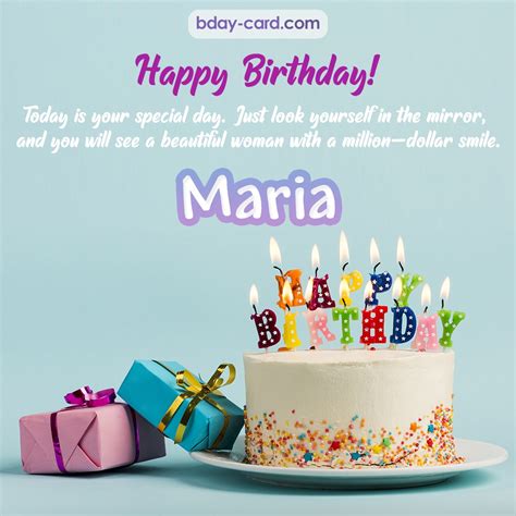 Birthday Images For Maria 💐 — Free Happy Bday Pictures And Photos