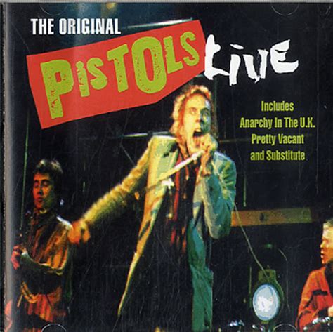 Sex Pistols The Original Pistols Live Uk Cd Album Cdlp 622956