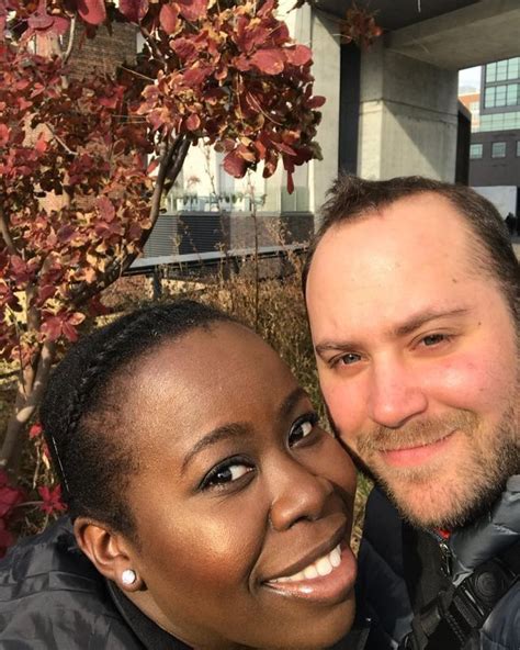 Beautiful Interracial Couple At The Highline In New York City Love