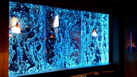 Custom Bubble Wall Dancing Bubble Wall Indoor Water Wall Feature Youtube