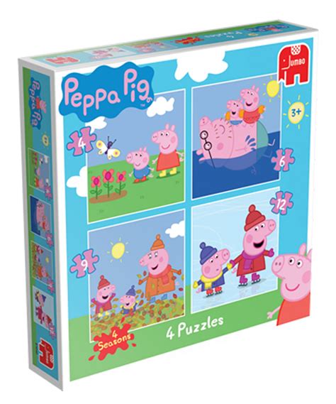 Peppa Pig 4 In A Box Puzzles Peppa Pig Toys Kids Bubble Bath