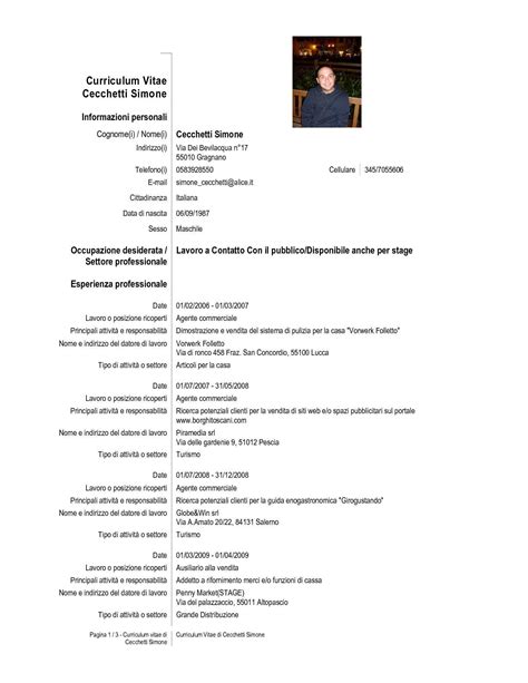 Partes Del Curriculum Vitae