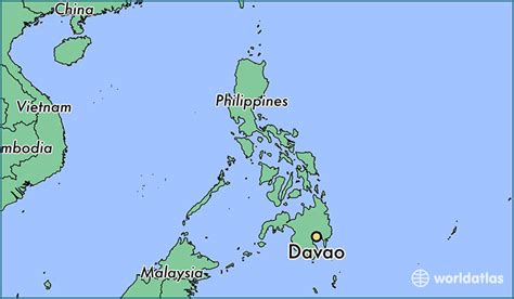 Map Of Davao Philippines Cities And Towns Map