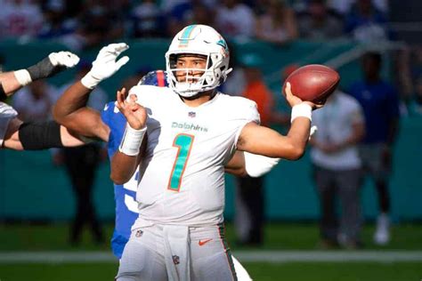 Giants Dolphins Player Prop Bet For Week 5 Tua Tagovailoa Oct 8