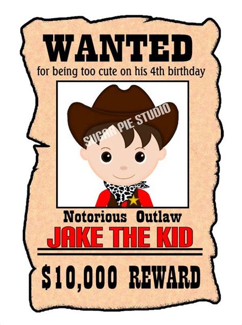 Free Wanted Poster Template For Kids Printable Templates
