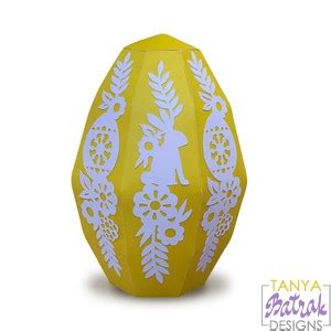 3D Easter Egg Box svg cut file for Silhouette, Sizzix, Sure Cuts A Lot