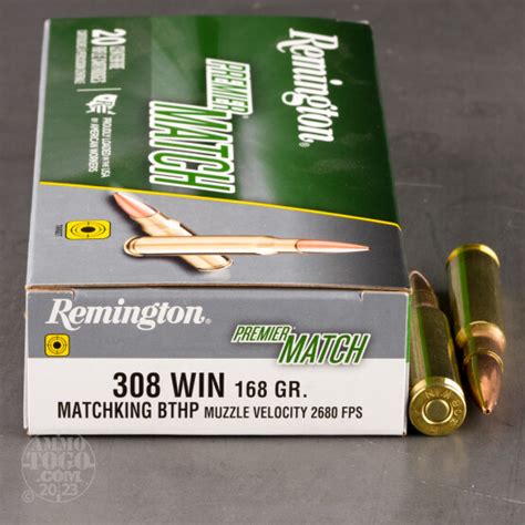 308 Winchester 762x51 Ammunition For Sale Remington 168 Grain