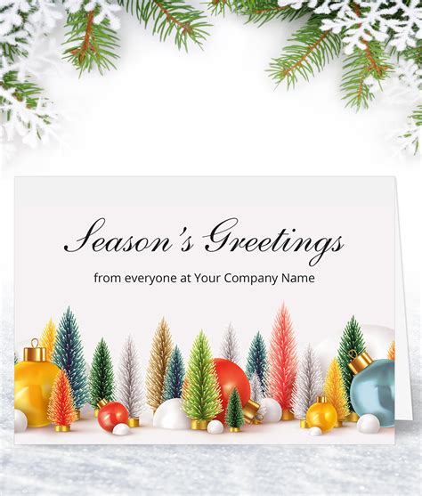 Festive Greetings Christmas Card Corporate Collection