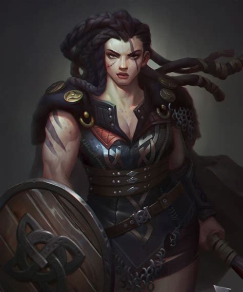 Fantasy Female Warrior Warrior Woman Female Dwarf