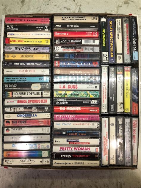 rock cassette tape collection classic rock country rock etsy