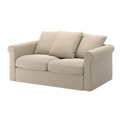 This sofa is extra deep, has soft and if you ever need a larger sofa, you can always add a section or two.deep seat cushions with a top layer of fibre balls and plenty of comfortable back cushions make. Divanetto 2 Posti Ikea : KNISLINGE Divano a 2 posti ...