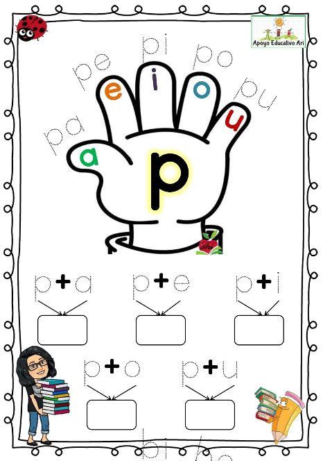 Material De Apoyo Consonante P Alphabet Preschool Phonics
