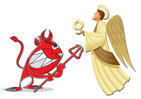 Devil Vs Angel When Do They Shift Into Action In The Face Of