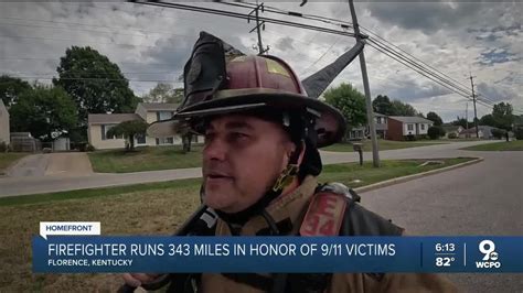 Firefighter Runs 343 Miles In Gear To Honor Those Who Died On 911