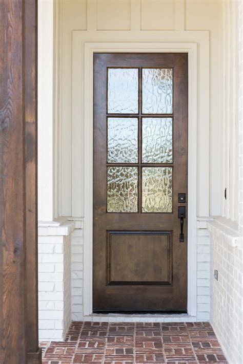 The Beauty And Benefits Of Wooden Front Doors With Glass Panels
