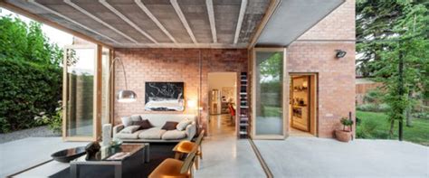 Modern Brick Home That Merges With The Garden Digsdigs